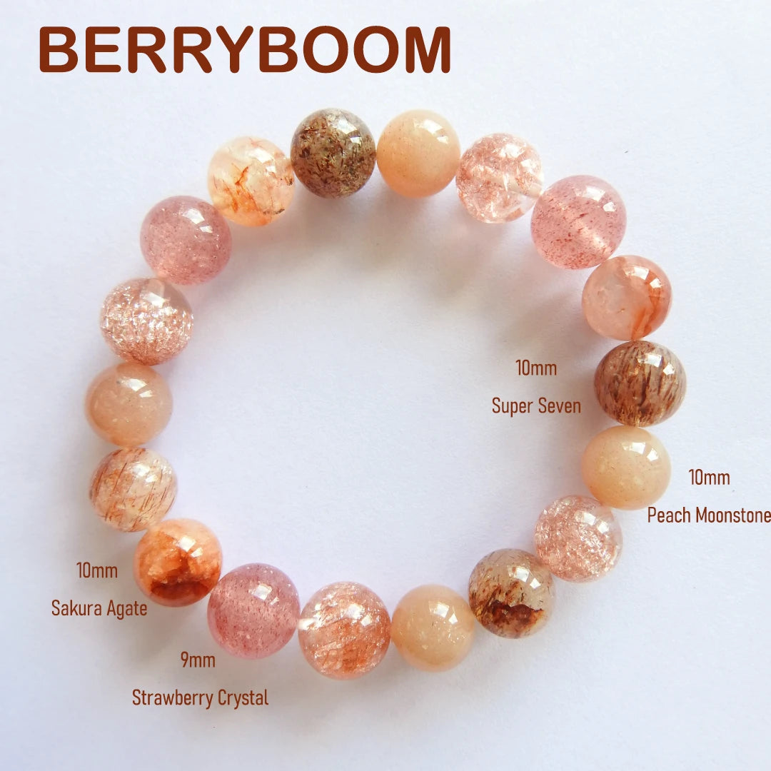 Berry Boom – Super Seven Bracelet for Love, Vitality & Positive Energy
