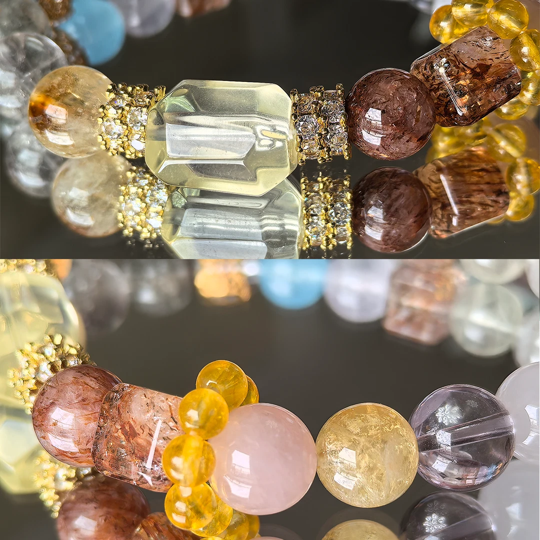 Celestial Balance – Multi-Stone Crystal Bracelet
