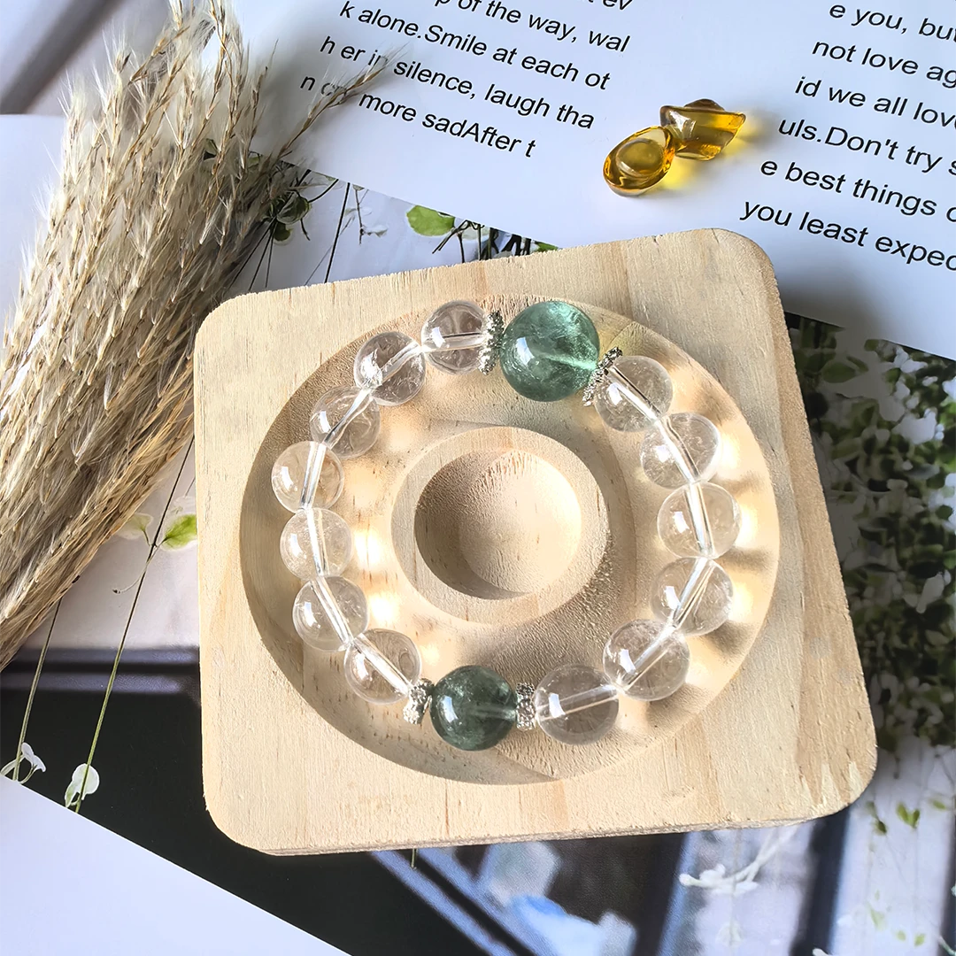 Cloudstream – Clear Quartz Crystal Bracelet for Emotional Balance