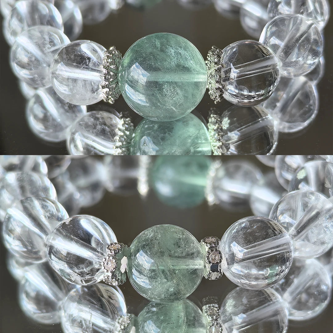 Cloudstream – Clear Quartz Crystal Bracelet for Emotional Balance