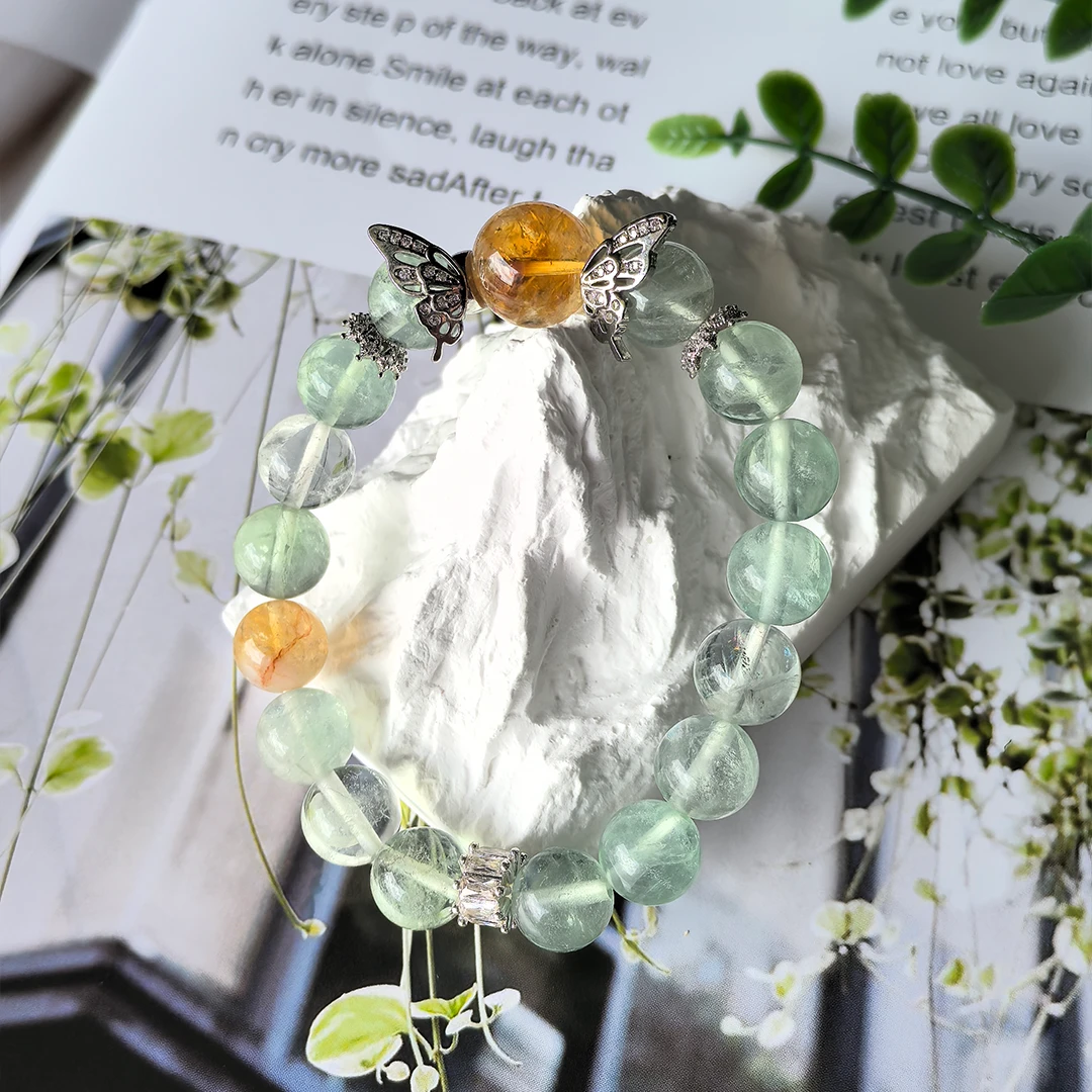 Dreamland – Green Fluorite Bracelet for Balance & Transformation