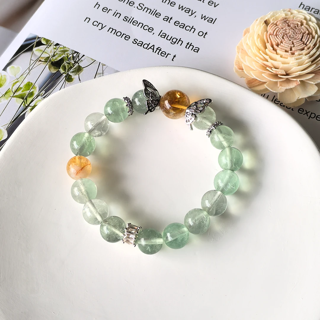 Dreamland – Green Fluorite Bracelet for Balance & Transformation