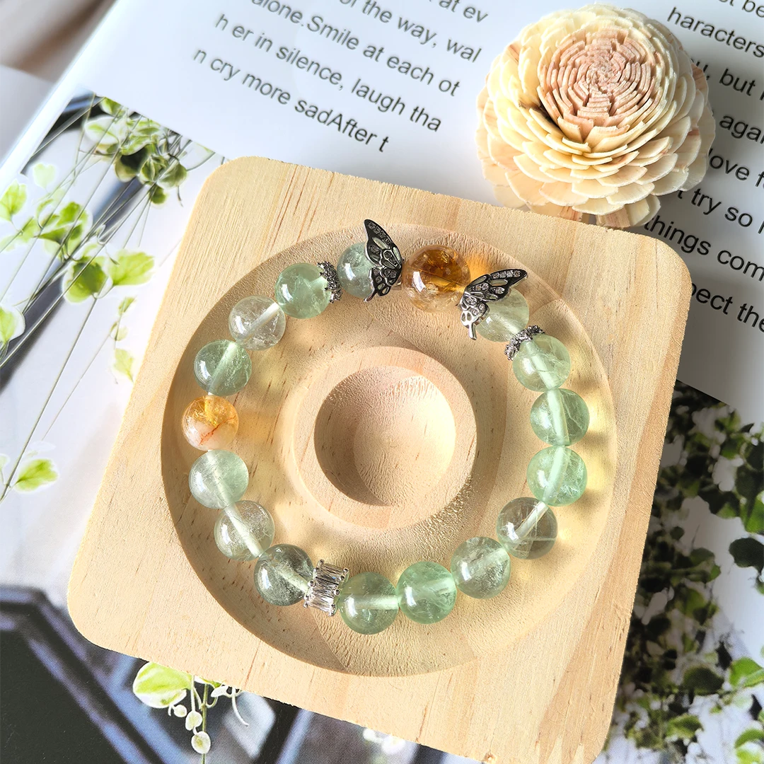 Dreamland – Green Fluorite Bracelet for Balance & Transformation