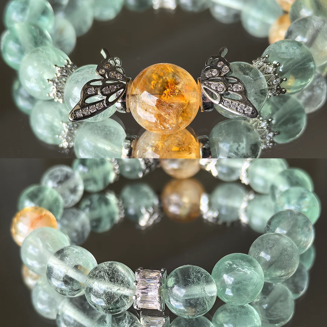 Dreamland – Green Fluorite Bracelet for Balance & Transformation