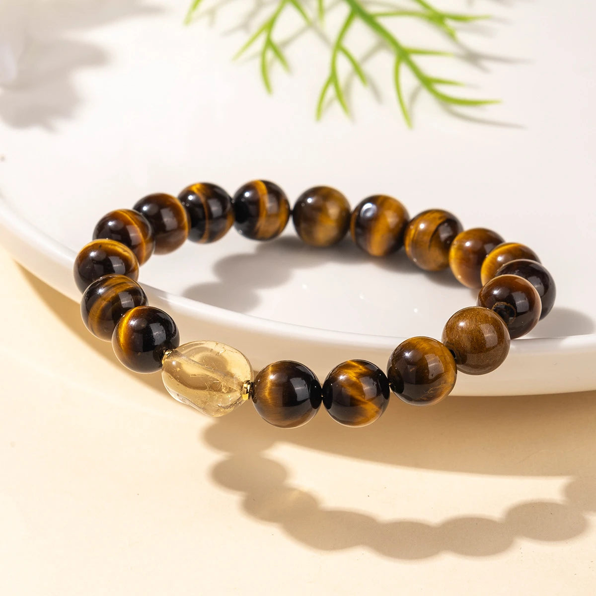 Radiant Ambition – Tiger’s Eye & Citrine Bracelet – Wealth & Confidence