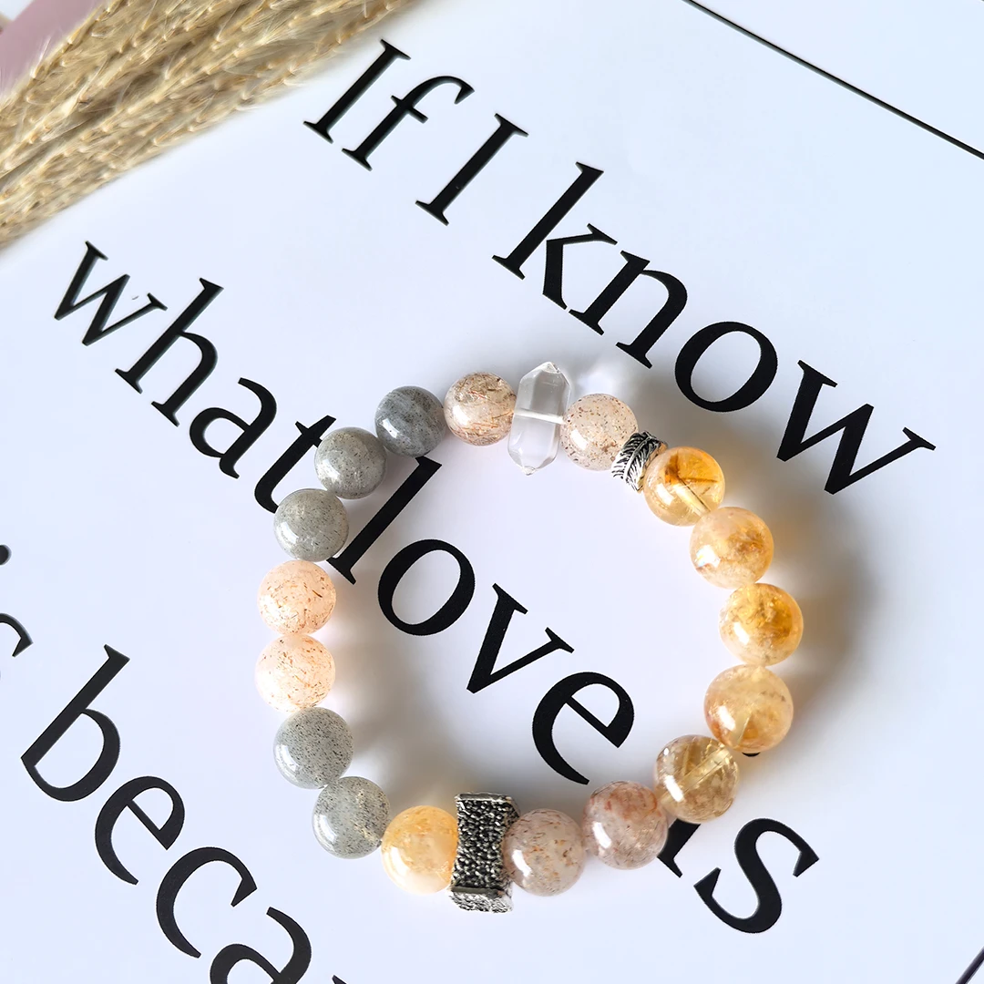 Radiant Fortune – Multi-Crystal Bracelet for Wealth & Career Success