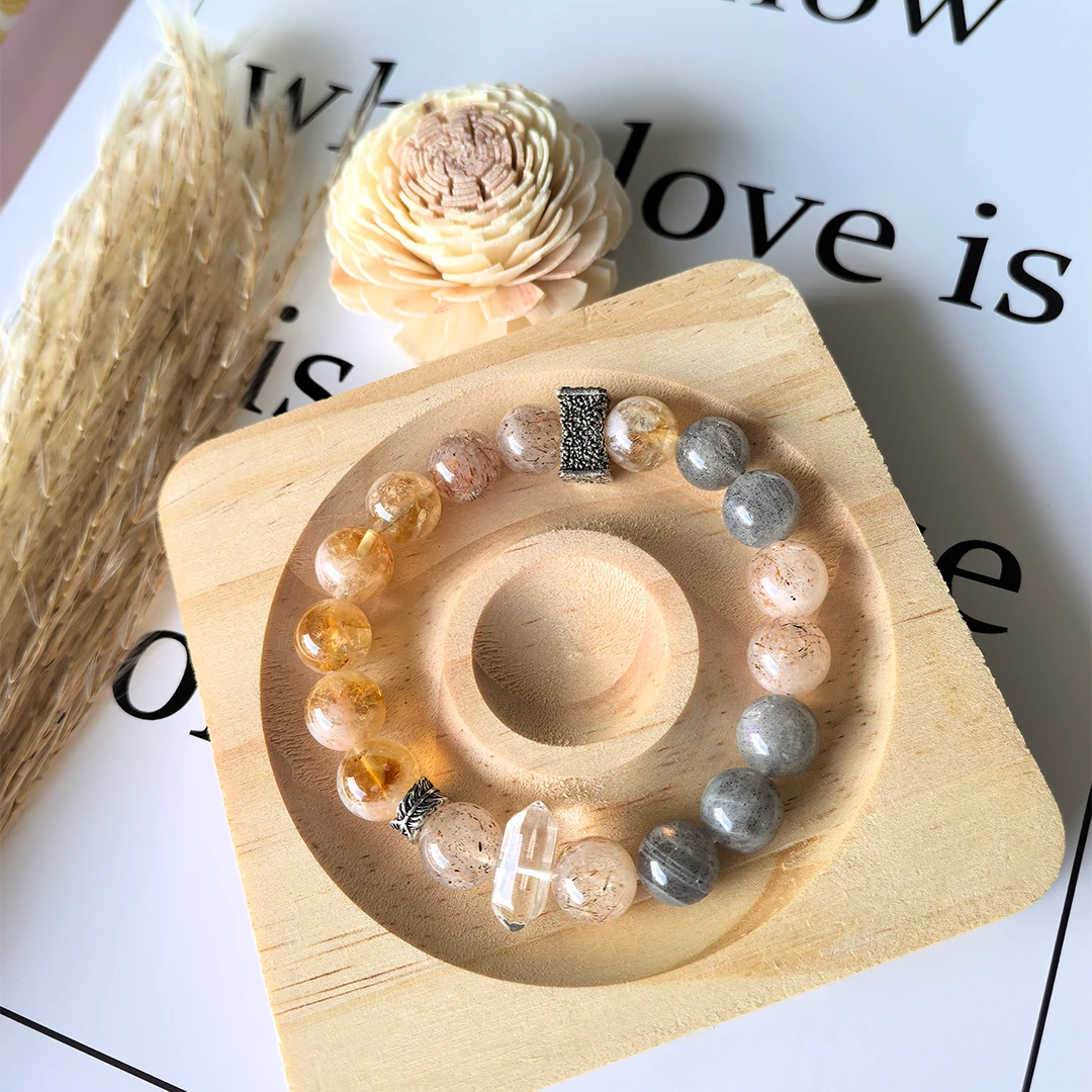 Radiant Fortune – Multi-Crystal Bracelet for Wealth & Career Success