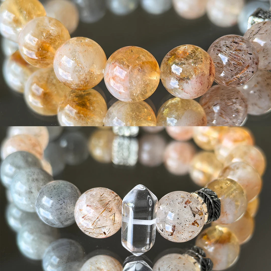 Radiant Fortune – Multi-Crystal Bracelet for Wealth & Career Success