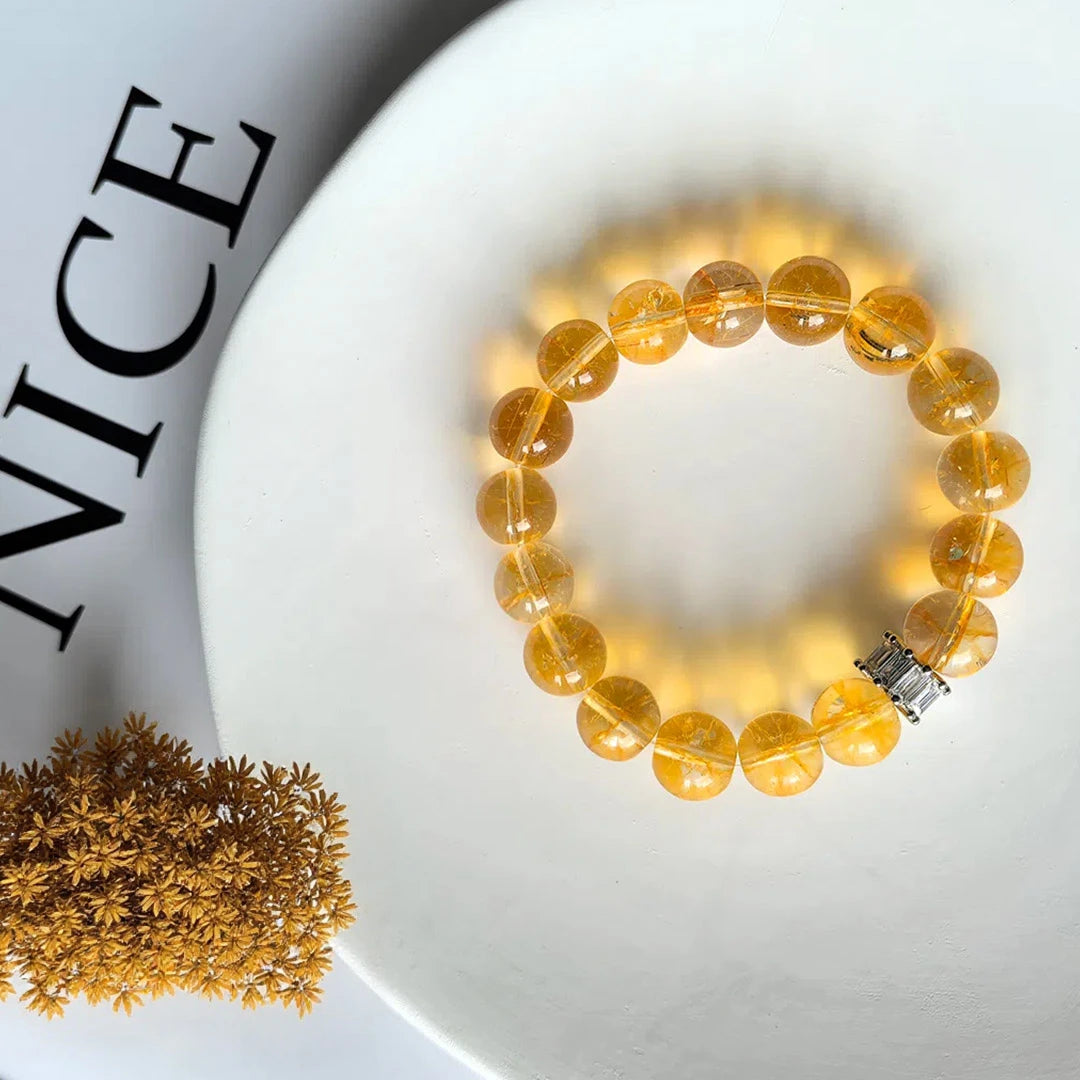 Sunnie - Citrine Crystal Bracelet for Prosperity, Energy & Style
