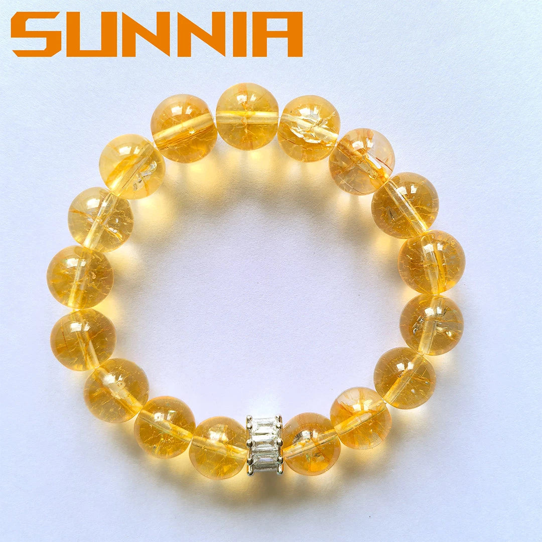 Sunnie - Citrine Crystal Bracelet for Prosperity, Energy & Style