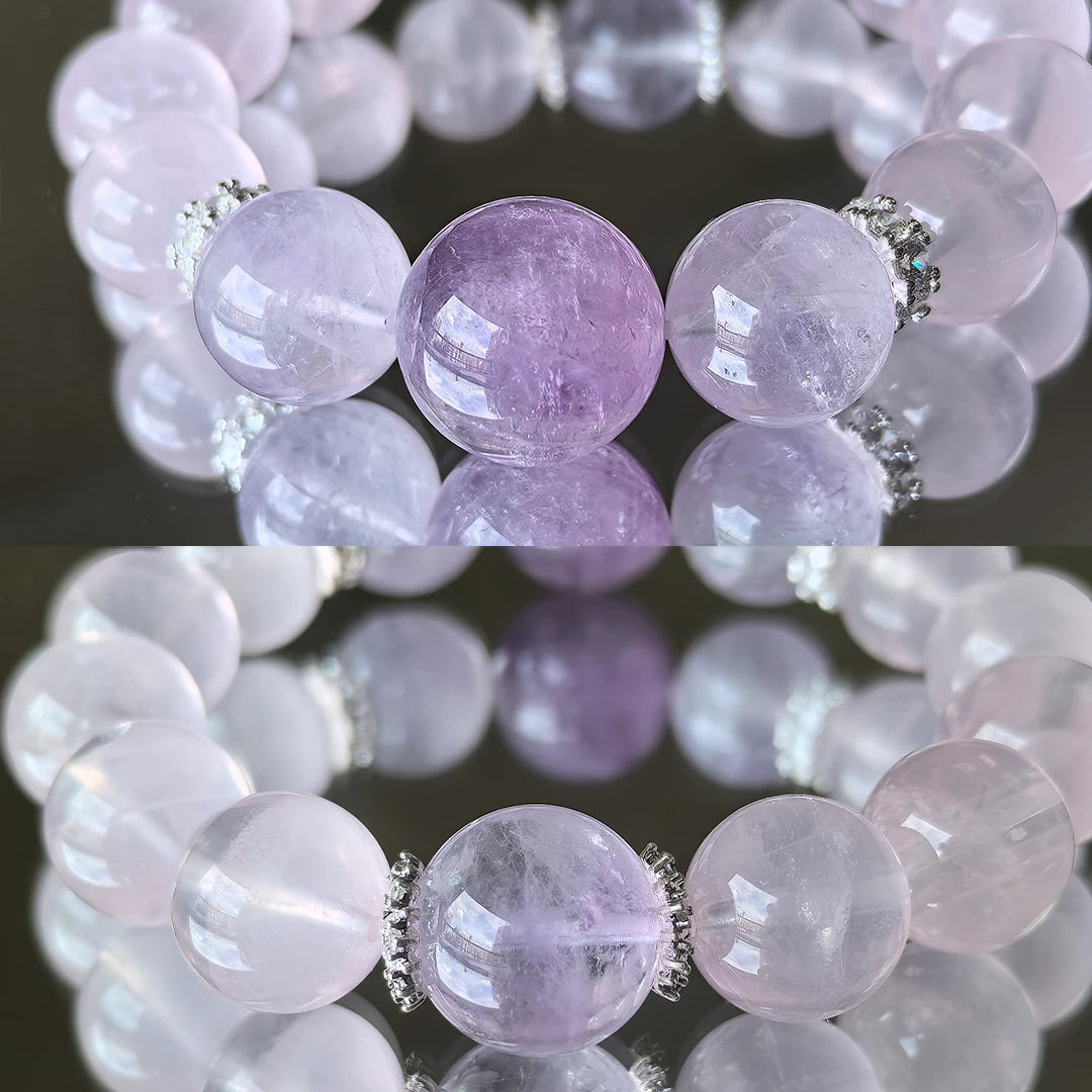 Whispering Bloom – Lavender Amethyst Bracelet for Love & Serenity
