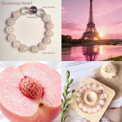 Blooming Heart – Rose Quartz Bracelet for Love & Harmony