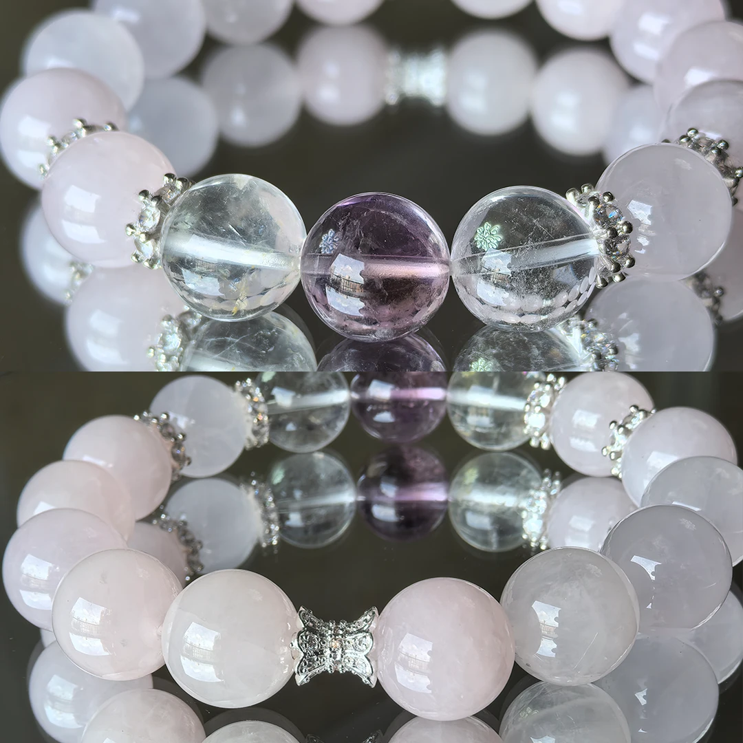 Blooming Heart – Rose Quartz Bracelet for Love & Harmony