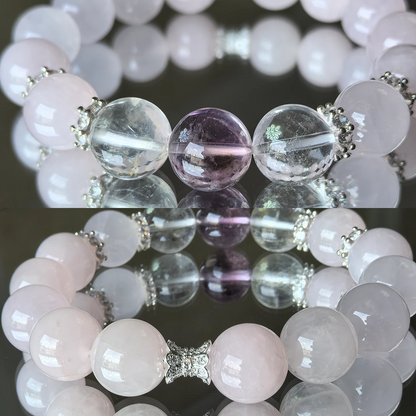Blooming Heart – Rose Quartz Bracelet for Love & Harmony