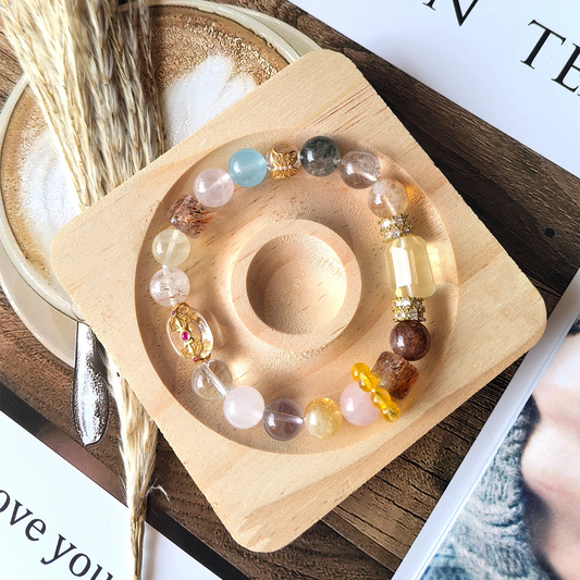 Celestial Balance – Multi-Stone Crystal Bracelet