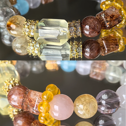 Celestial Balance – Multi-Stone Crystal Bracelet