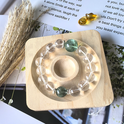Cloudstream – Clear Quartz Crystal Bracelet for Emotional Balance