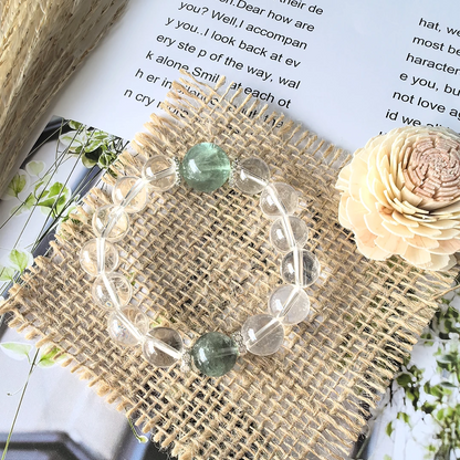 Cloudstream – Clear Quartz Crystal Bracelet for Emotional Balance