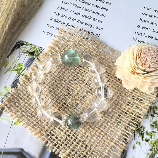 Cloudstream – Clear Quartz Crystal Bracelet for Emotional Balance