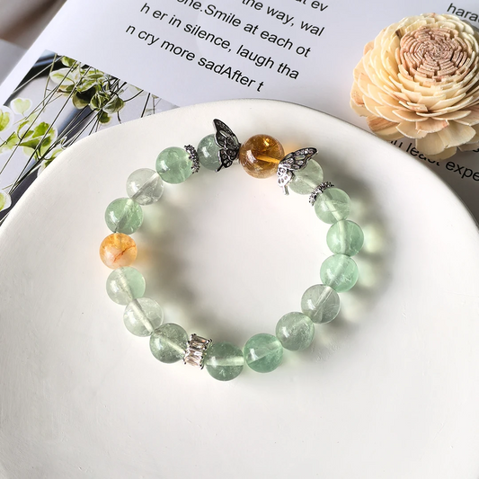 Dreamland – Green Fluorite Bracelet for Balance & Transformation