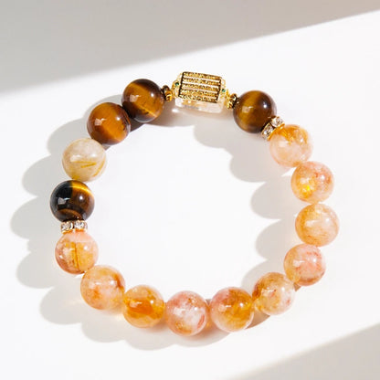 Golden Prosperity – Golden Topaz Crystal Bracelet