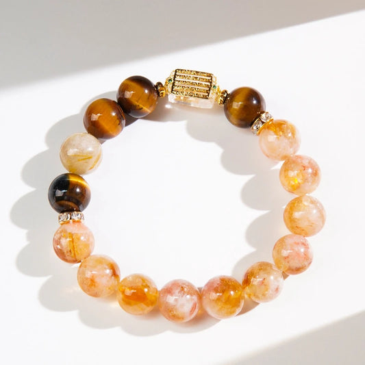 Golden Prosperity – Golden Topaz Crystal Bracelet