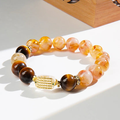 Golden Prosperity – Golden Topaz Crystal Bracelet