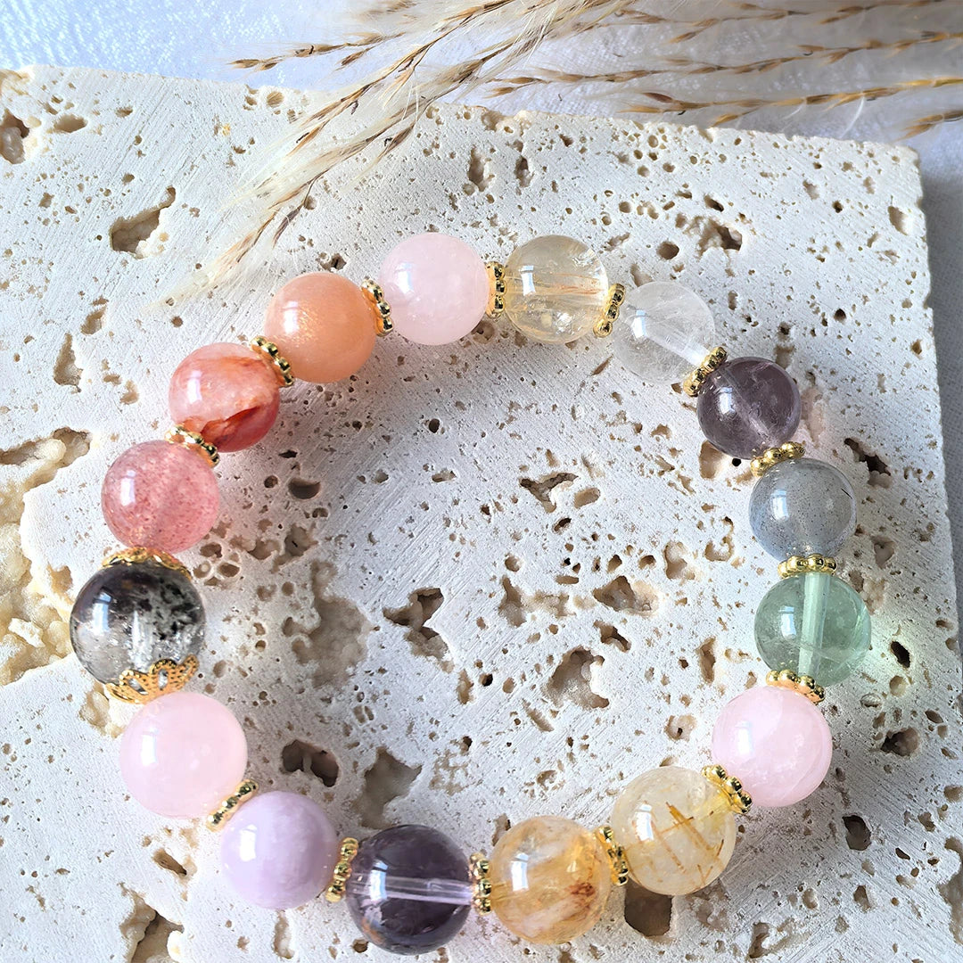 Ophio Glow - Multi-Stone Bracelet for Prosperity, Love & Spiritual Energy