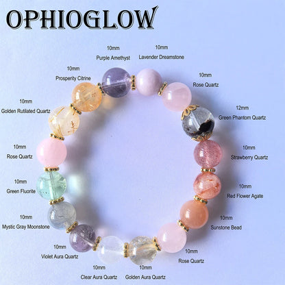 Ophio Glow - Multi-Stone Bracelet for Prosperity, Love & Spiritual Energy