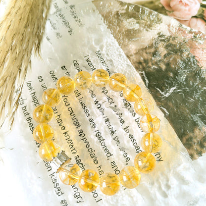 Sunnie - Citrine Crystal Bracelet for Prosperity, Energy & Style