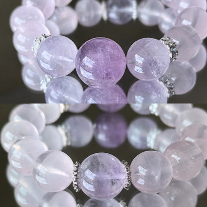 Whispering Bloom – Lavender Amethyst Bracelet for Love & Serenity